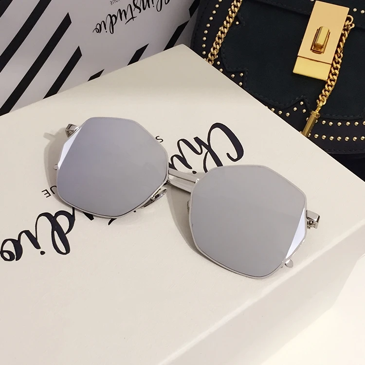 Солнцезащитные очки кошачий глаз женские зеркальные дизайнерские UV400 2019|Женские