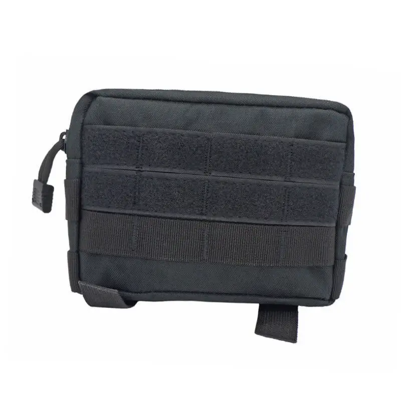 Черный Тактическая Сумка MOLLE аксессуар EDC Инструменты сумка для улицы карманные сумки Военная поясная Сумка для кемпинга армейские сумки - Цвет: Черный