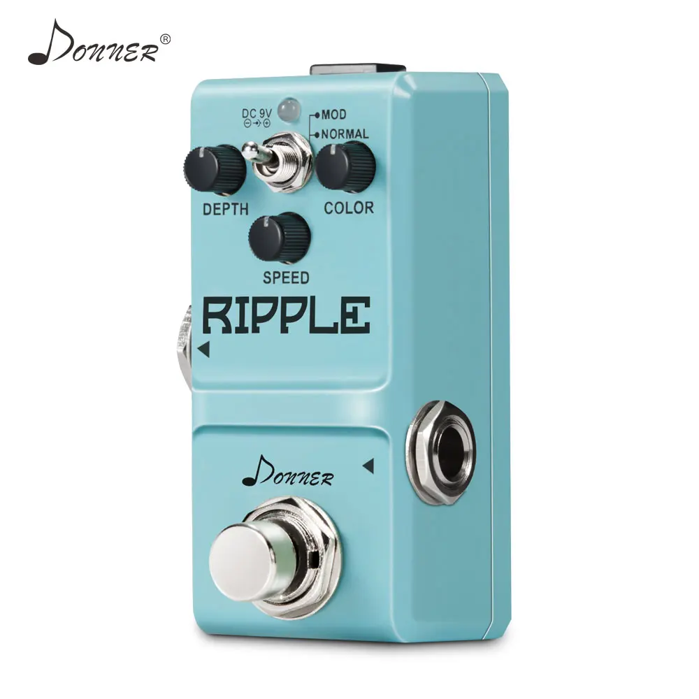 Donner Ripple Tremolo педаль гитарных эффектов портативный мини чистый аналоговый контур