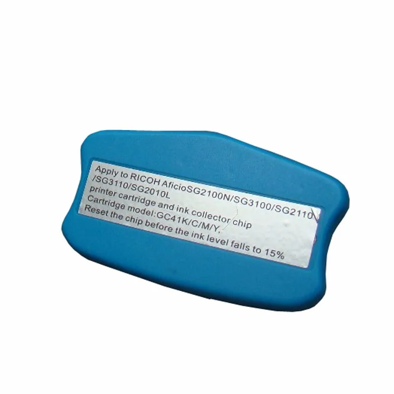 GC41 чип resetter для чернильный картридж Ricoh SG3100 SG2100 SG2010L SG2010N SG3110dnw SG3120SF SG7100 принтер|Чип