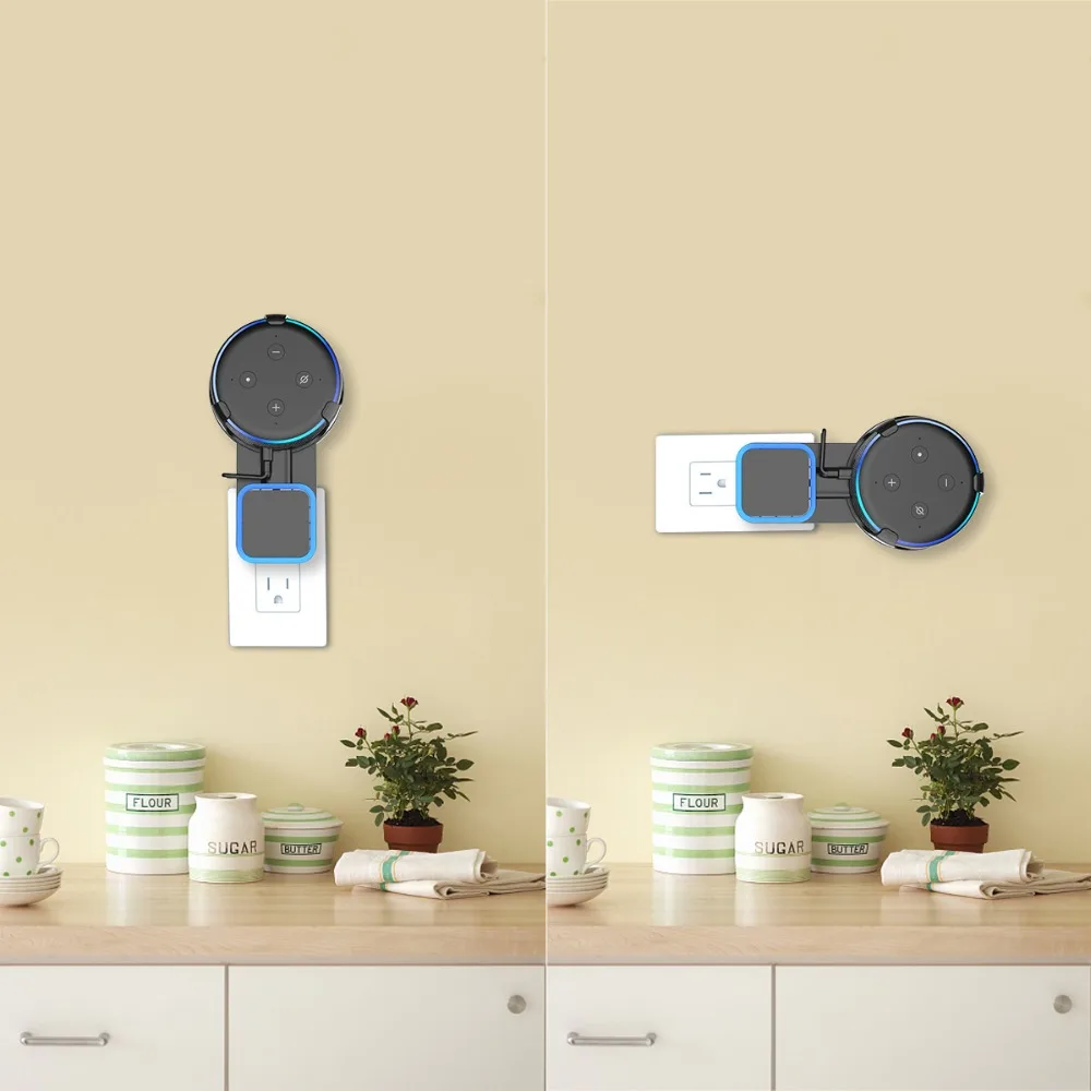 Настенный держатель-вешалка для Amazon Alexa Echo Dot 3nd поколения, компактный кронштейн, аксессуары