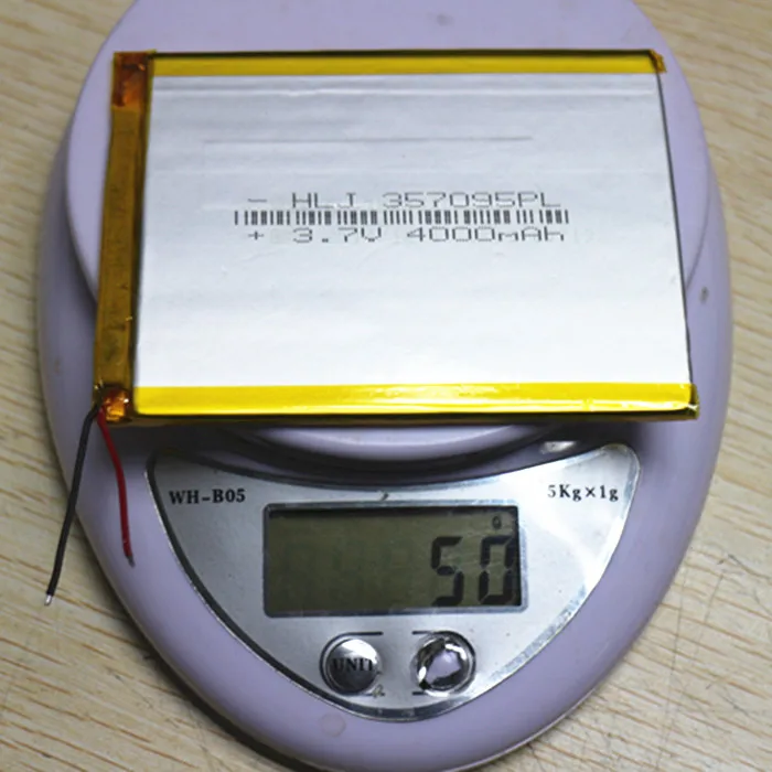 

3.7V Polymer Lithium Battery 357095 Tablet PC Universal Battery 4000mAh