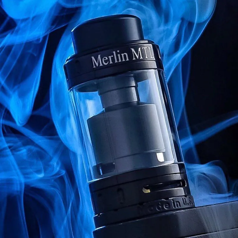 Атомайзер Augvape Merlin MTL RTA с Clapton 10 шт. двухъядерный плавленые катушки 5 мл 22 мм топ