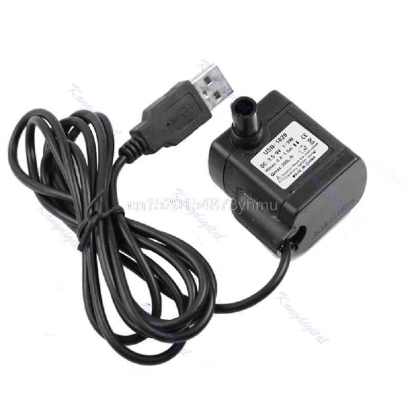 Насос для подачи воды USB аквариума фонтана пруда 3 5-9 в пост. Тока Вт | Обустройство