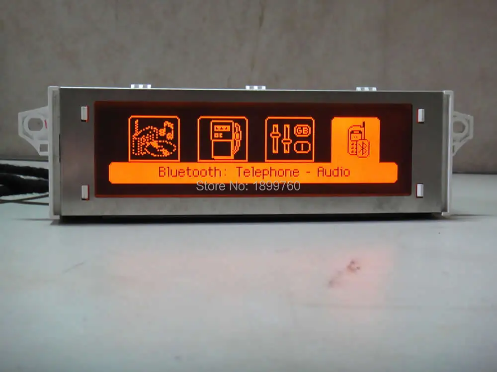 5PCS Car Electronics Red screen support USB Bluetooth Display red monitor 12pin For citroen C4 C5 Peugeot 307 207 408 four menu |