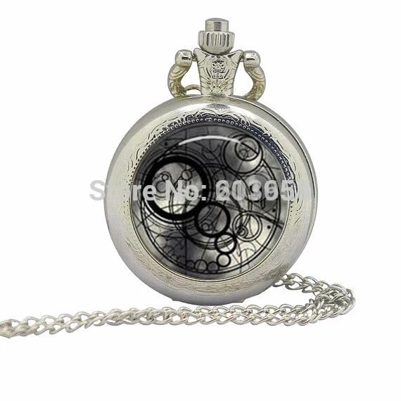 Новые Doctor Who dw Стальные кварцевые карманные часы 1 шт./лот ожерелье Dr masters кулон