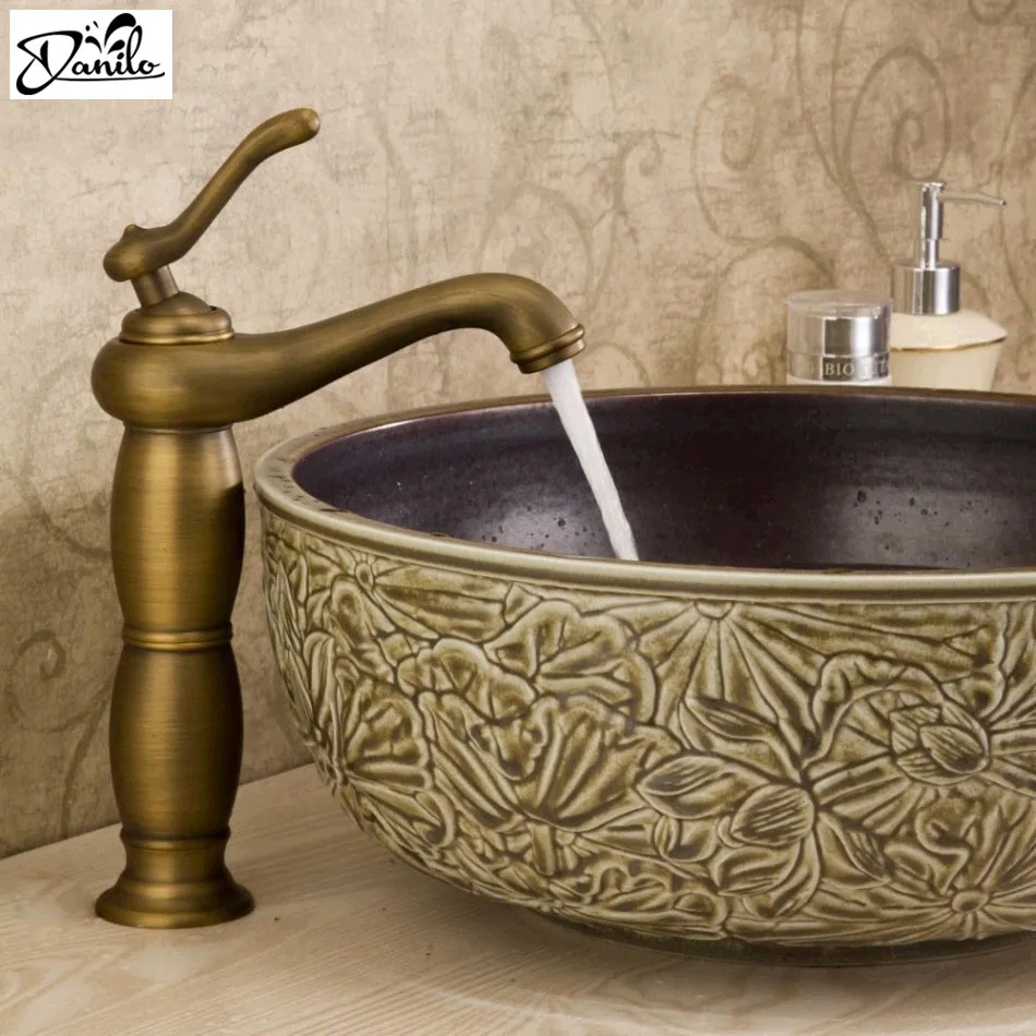 Дешевый 12 дюймовый антикварный кран для раковины ванной комнаты Классический