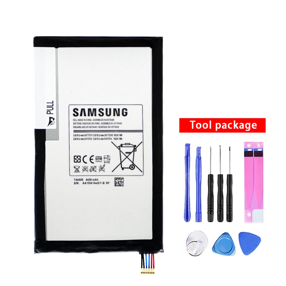 

Original Tablet Battery For Samsung Galaxy Tab 3 8.0 T4450E T310 T311 T315 Genuine Replacement Batterries 4450mAh Akku + Tools