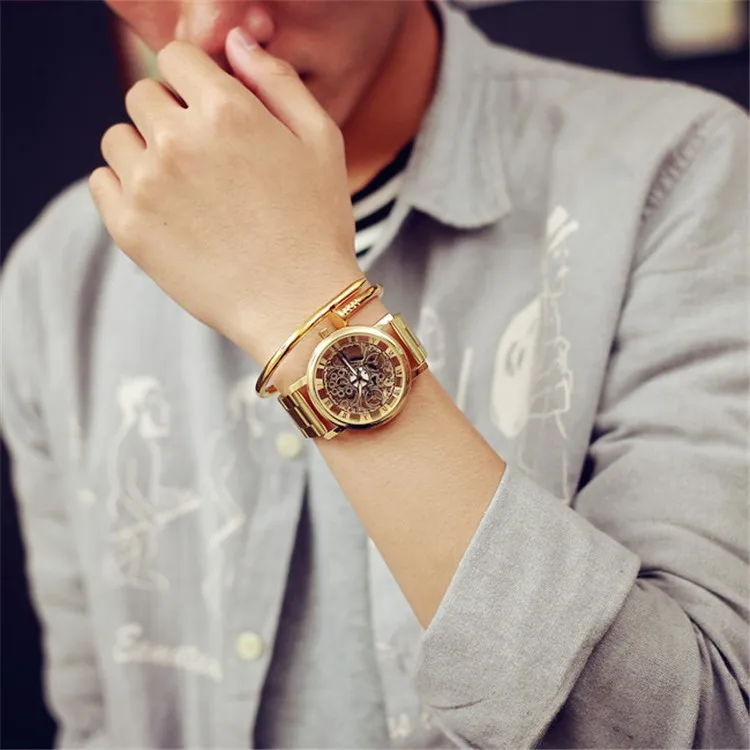 

Meibo fashion brand hollow out clock casual women bracelet quartz watch relogio feminino watch