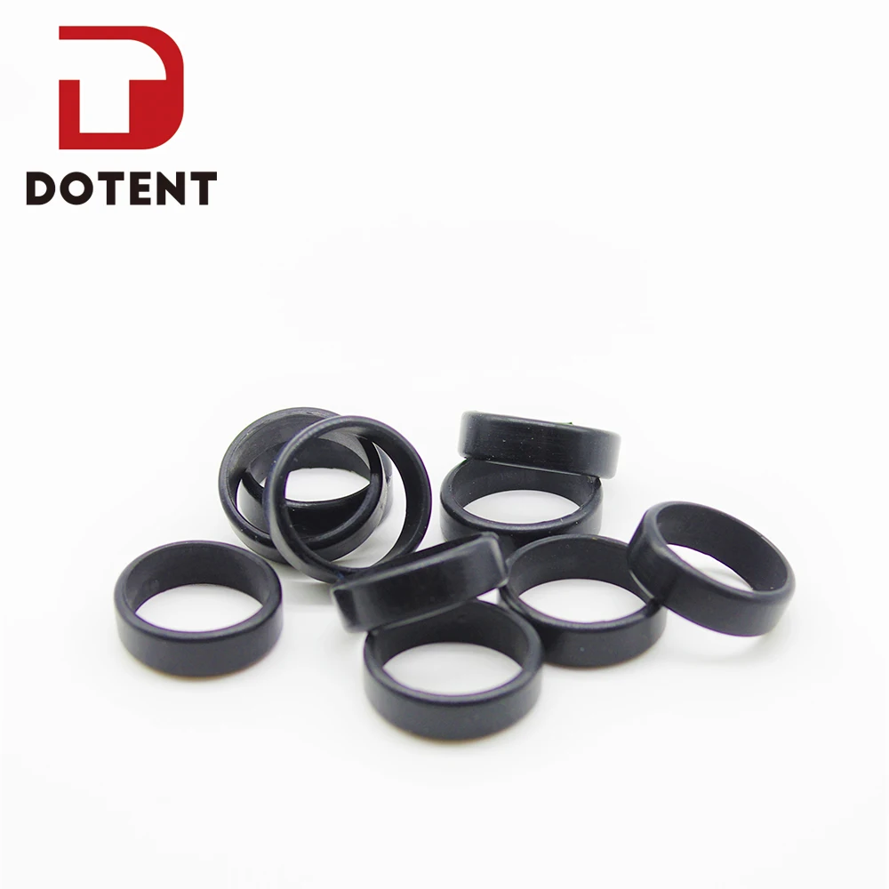 5 шт. DOTENT Black Vape Band 24 мм Диаметр Силиконовое резиновое кольцо противоскользящее