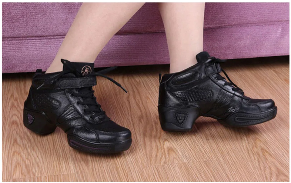 MoveFun/Новинка брендовые Танцевальные Кроссовки для женщин мягкая джазовая обувь в