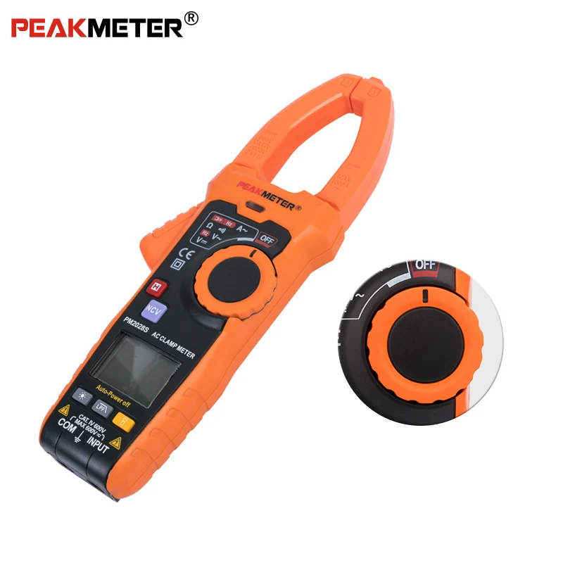 Цифровой мультиметр PEAKMETER PM2028S Smart 6000 отсчетов измеритель частоты LPF