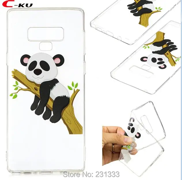 Мягкий ТПУ чехол C ku с рисунком панды для Iphone X XS MAX XR Samsung Galaxy A40 NOTE 9 A6 PLUS 2018 J4 J6