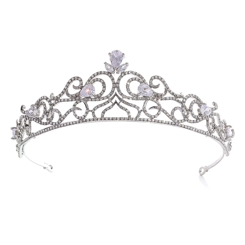 Невесты корона роскошных трендовых Свадебная Тиара для невесты женские розовые