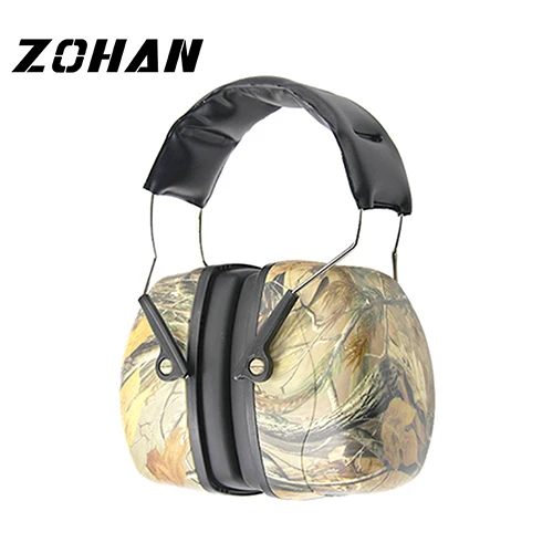 ZOHAN шумоподавление защитные наушники для ушей NRR 35 дБ шутеры Защита слуха наушники Регулируемая стрельба защита ушей - Цвет: Camo