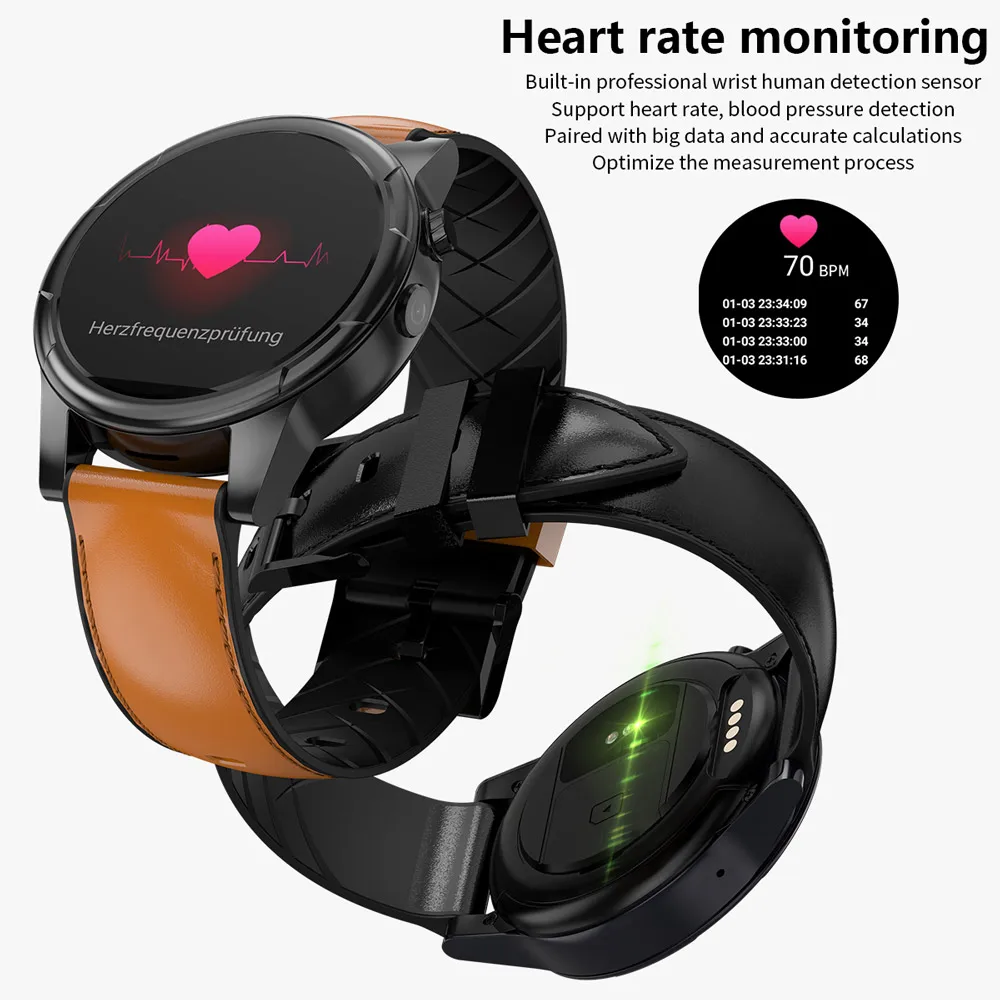 696X361 4G LTE Android 7 1 Смарт часы 6 дюймов Большой экран круглый WiFi gps сим карта Smartwatch