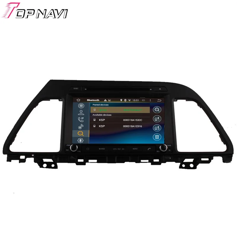 Topnavi 8 ''Восьмиядерный 4 Гб ОЗУ Android 6 0 Автомобильный видеоплеер Авто аудио DVD ПК