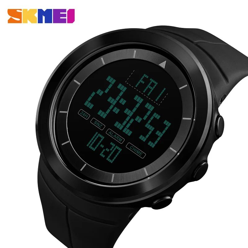 SKMEI Men Sports Watch Data Multifunction Running Watches Digital Stopwatch Watch Alarm Clock Double Countdown Relogio Masculino