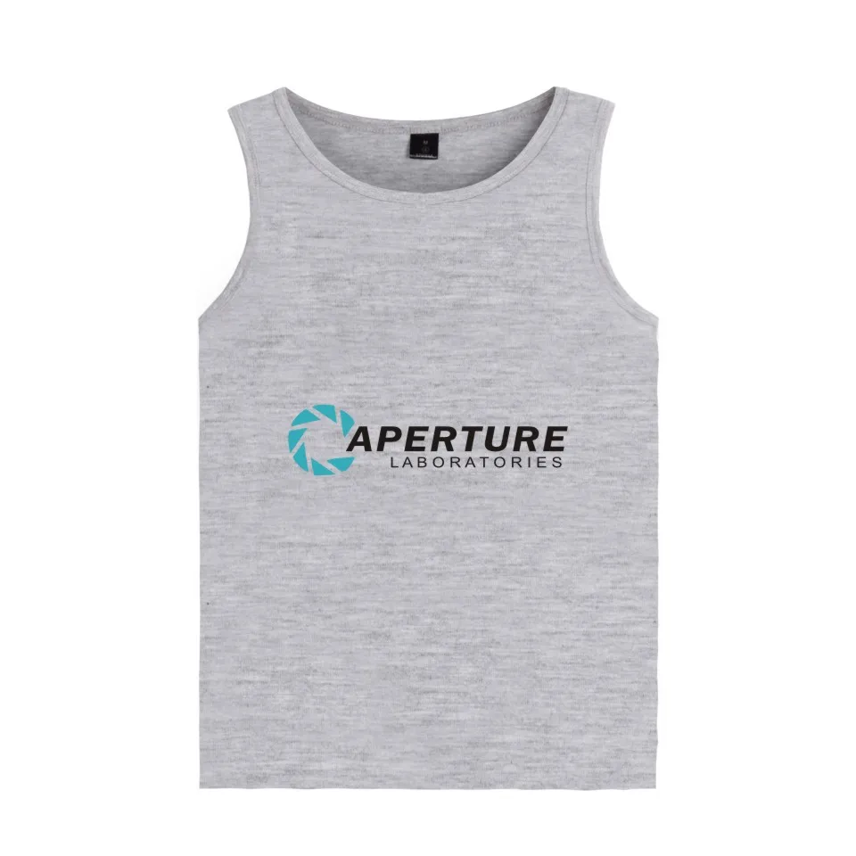 Мужские летние майки Aperture Science Games модные хлопковые майки|fashion tank top men|tank menmen summer vest