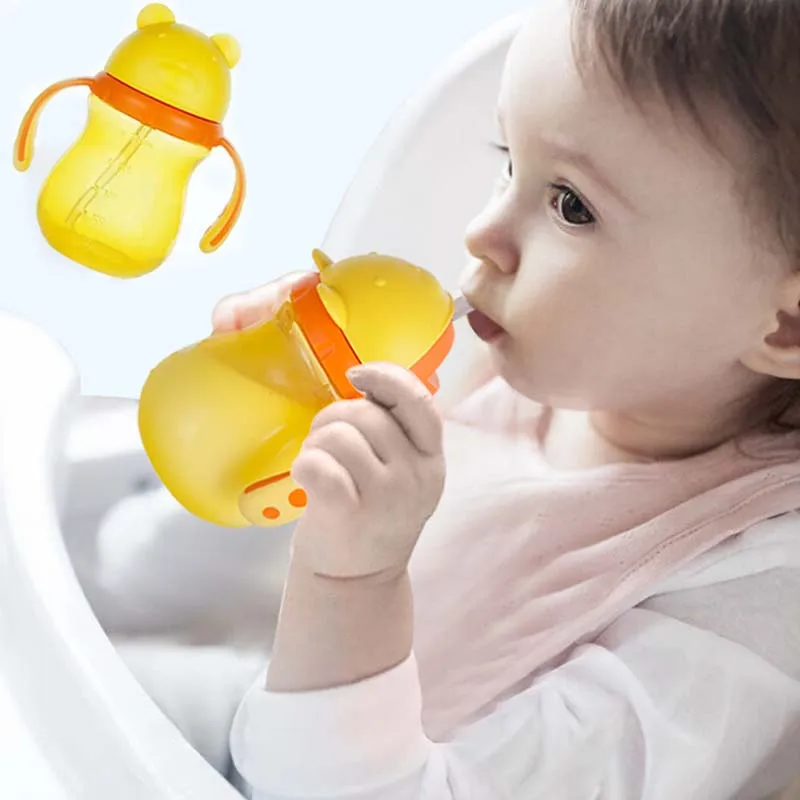 Детская Бутылочка с защитой от капель для воды конфетный цвет детская чашка