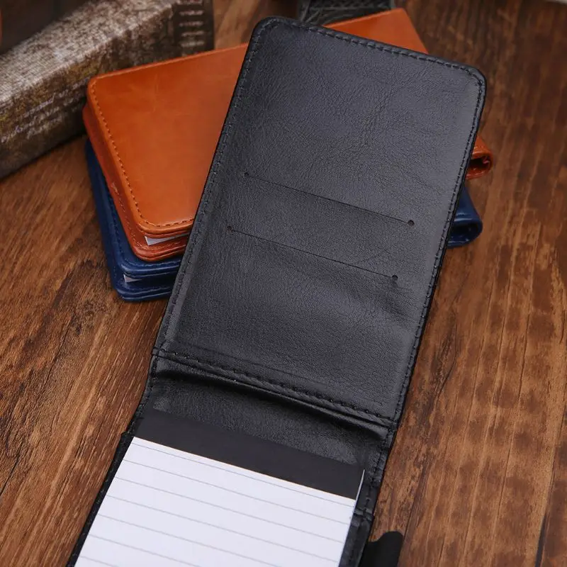 Multifunction Pocket Planner A7 Notebook Small Notepad Note Book Leather Cover Business Diary Memos Office School Stationery Sup |