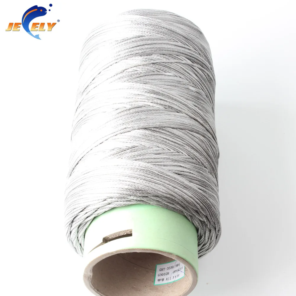 Jeely 10 м 350lb uhmwpe волоконная оплетка для подводной охоты, пистолет, веревочка, плоская версия, 1,3 мм, 6 переплетений, супер прочная