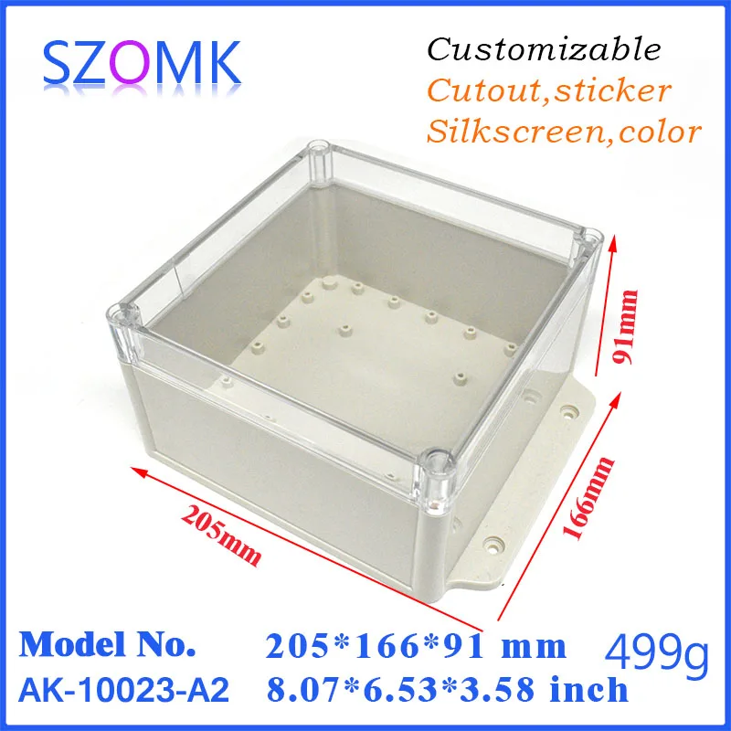 

1 шт., водонепроницаемый пластиковый корпус SZOMK szomk для электроники x 91 мм