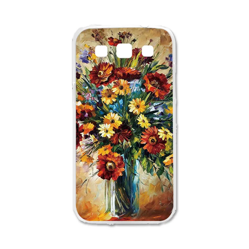Q014 TPU чехол s для samsung Galaxy Win I8552, силиконовый чехол-бампер с цветочным рисунком для samsung GT-i8552, 4,7 дюймов, чехол для телефона, Fundas - Цвет: Q014