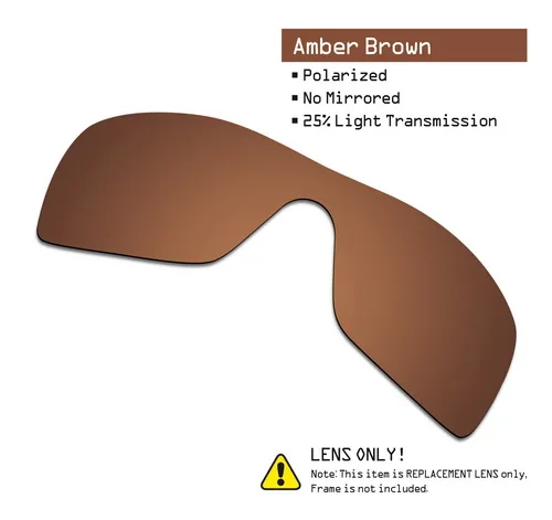 Amber Brown SmartVLT поляризованные Сменные линзы для солнцезащитных очков Oakley Antix-несколько вариантов - Цвет линз: Amber Brown