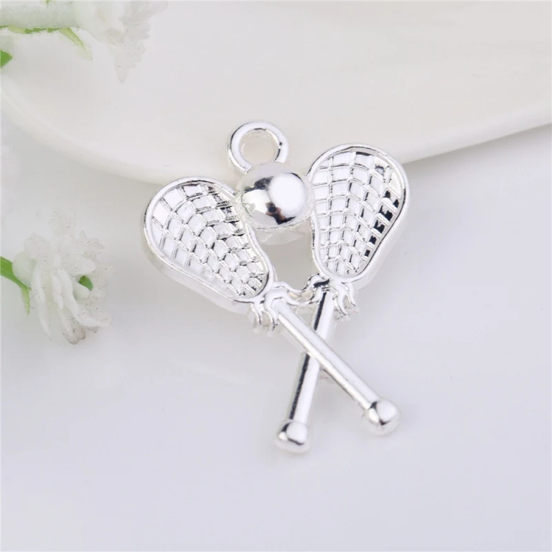 

Старинные серебряные настольные спортивные брелки для изготовления браслетов ручной работы