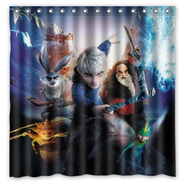 Водонепроницаемая занавеска для душа из полиэстера с изображением стражей и