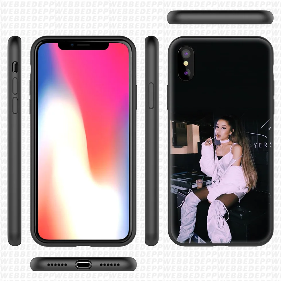 WEBBEDEPP Ariana Grande сексуальный мягкий силиконовый чехол для iPhone 11 Pro Xr Xs Max X или 10 8 7 6 6S