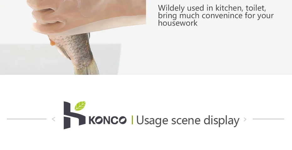 Konco силиконовые перчатки для мытья посуды прочные резиновые перчатки для чистки Кухонные гаджеты силиконовая посуда латексные перчатки для дома