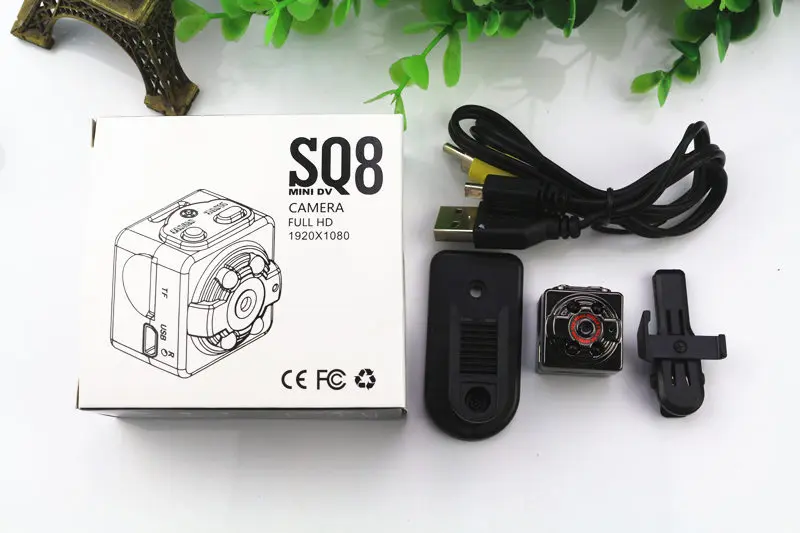 Мини камера SQ8 Full HD 1080P 720P микро цифровая видеорегистратор диктофон мини