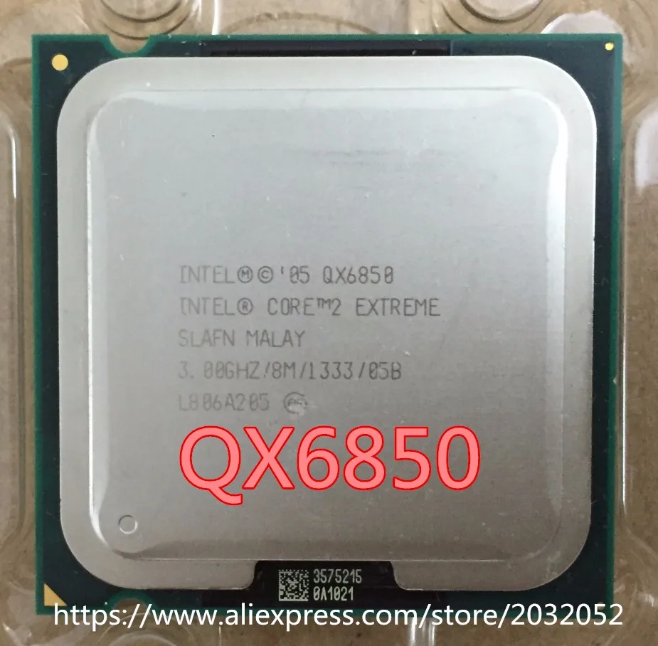 Intel Core 2 Extreme QX6850 3,00 GHz 8MB 1333MHz cpu LGA775(Рабочая