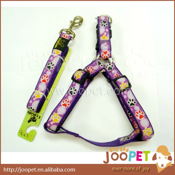 Милые лапы собаки ошейник поводок Фиолетовый Новый бренд продукты для животных