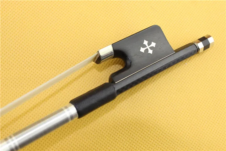 

High quality New black Lattice Carbon fiber cello bow 4/4 Ebony Frog