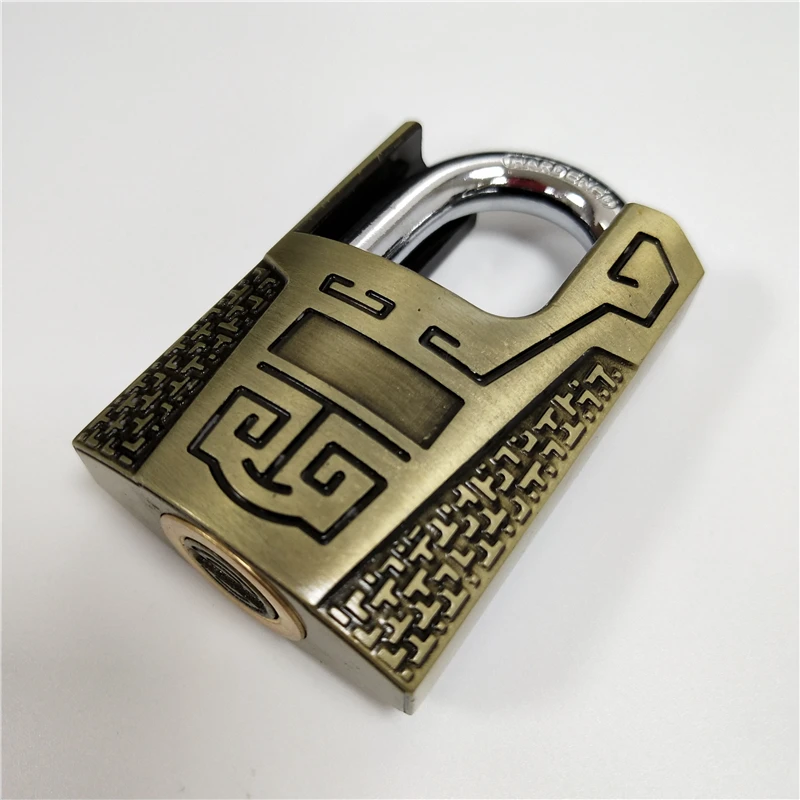 Raylock 40 мм Скоба анти-сдвига замок из цинкового сплава бронзовая отделка замок сверхпрочный навесной замок