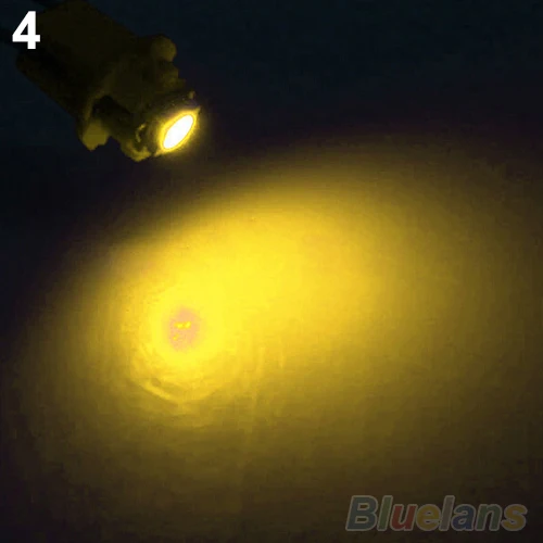 New Trendy 10X T5 B8.5D Car Led Gauge 5050 1Smd Speedo Dashboard Dash Side Auto Xenon Light Bulb | Автомобили и мотоциклы