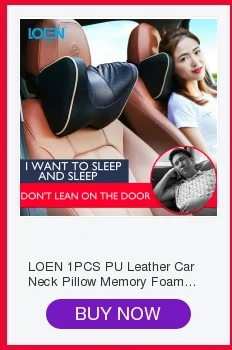 LOEN 1 шт., Высококачественная Автомобильная поясничная Подушка с эффектом памяти, Автомобильная подушка для шеи, подголовник, поясничная Подушка, тканевая подушка