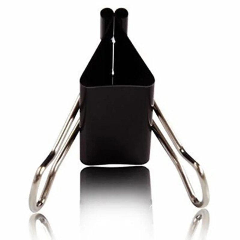 Зажимы для бумаги черные металлические зажимы канцелярских принадлежностей 36