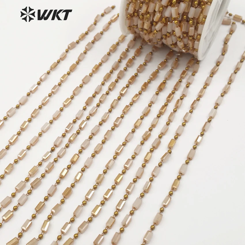 WT RBC083 WKT классические элегантные хрустальные латунные бусины для шампанского