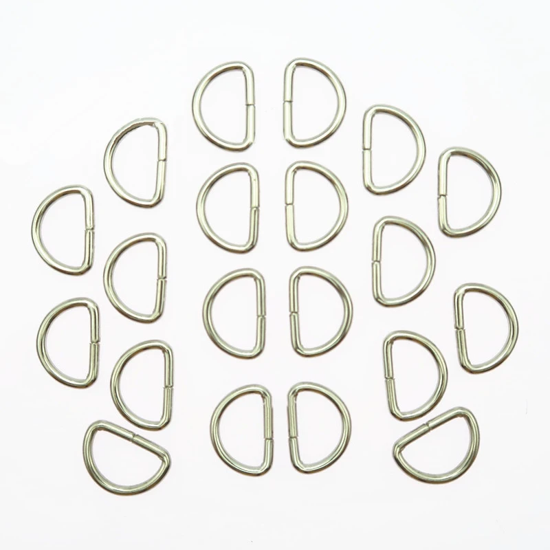 D Rings Buckles Metal For Straps Bags Purses Belting Loop Ring Set New Practical High quality Brand new Useful | Дом и сад