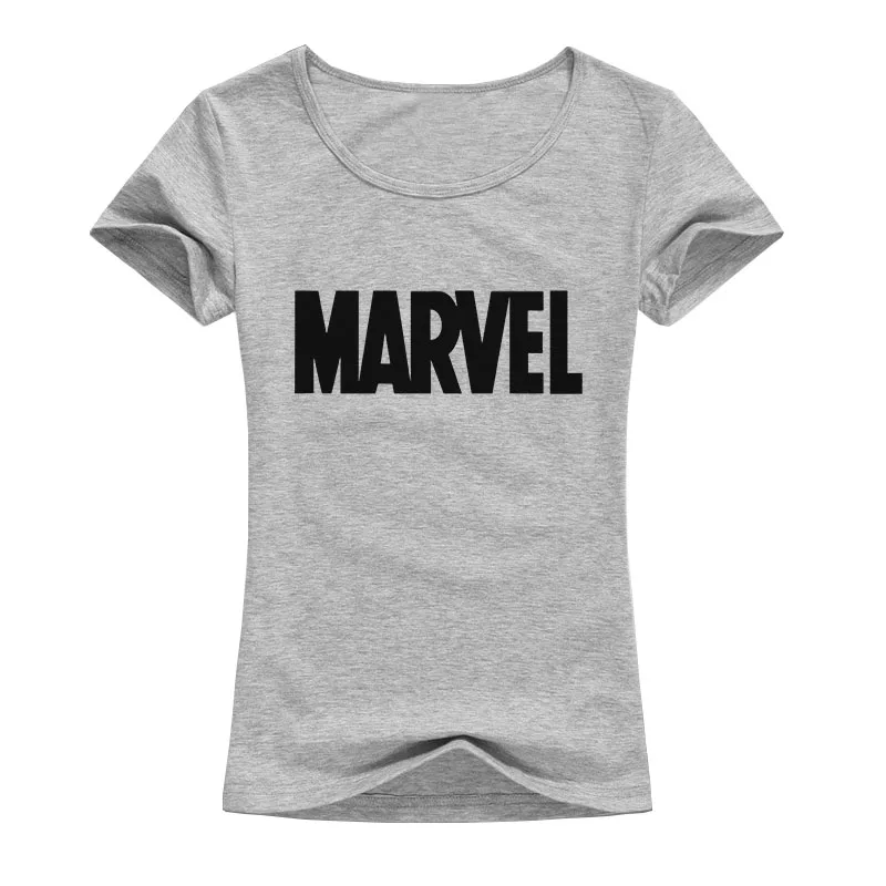 Брендовая футболка Marvel женские топы футболки наивысшего качества эластичная