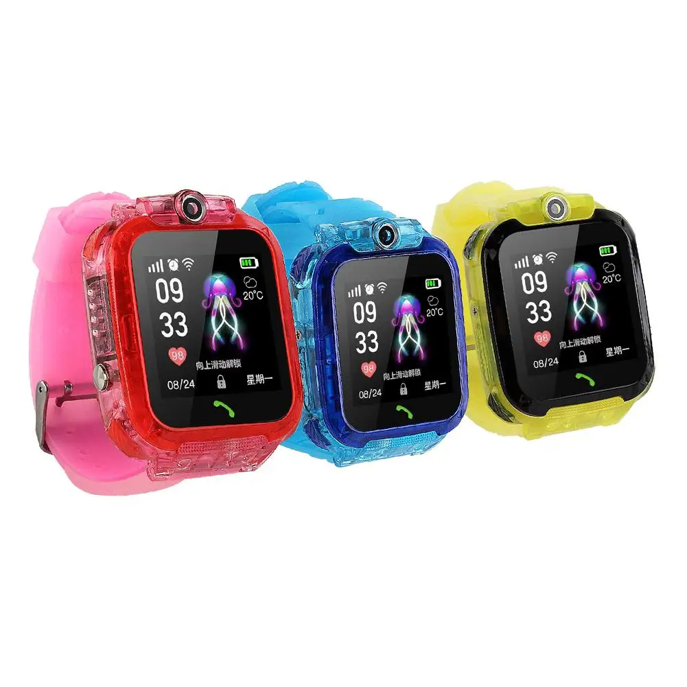 S12 дети телефон Smartwatch с HD экраном IP67 Водонепроницаемый GPS сенсорный экран крутые