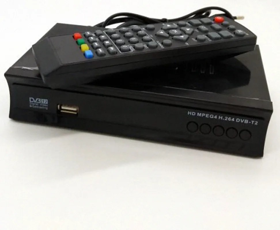 REDAMIGO HD DVB T2 TV BOX Цифровой наземный приемник комплект T top Box с USB мультимедийным