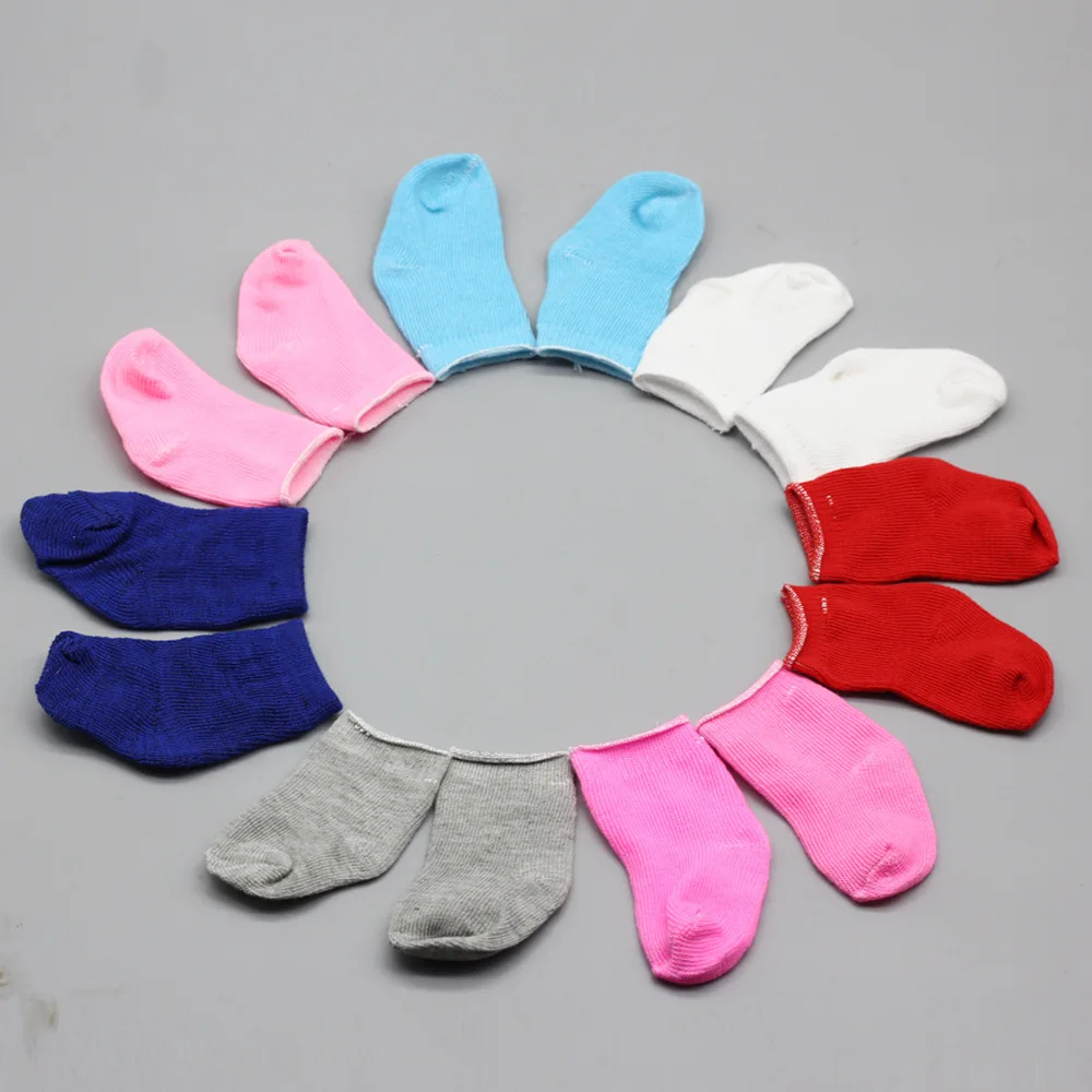 2 пары Мини Носок Fit 43 см куклы Baby Born Одежда Аксессуары для 18 дюймов American Girl