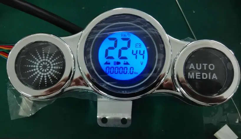 Дисплей для электрического скутера мотоцикла трицикла 36v48v60v72v спидометр батарея