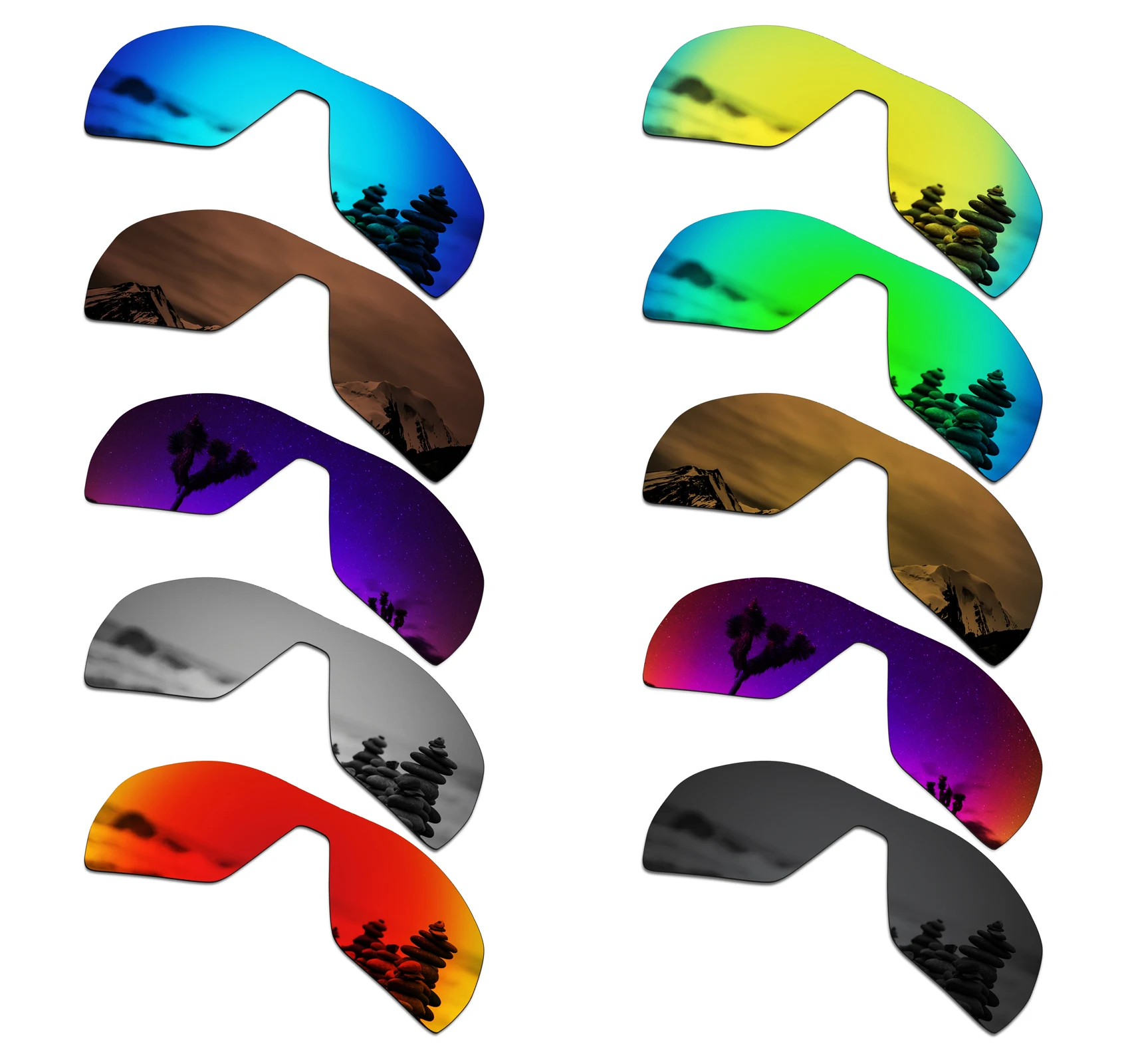 Поляризованные Сменные линзы SmartVLT для солнцезащитных очков Oakley Offshoot-несколько