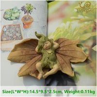 everyday collection angel figurine miniature fairy garden ornament leaf baby christmas tree decoration for home child gift